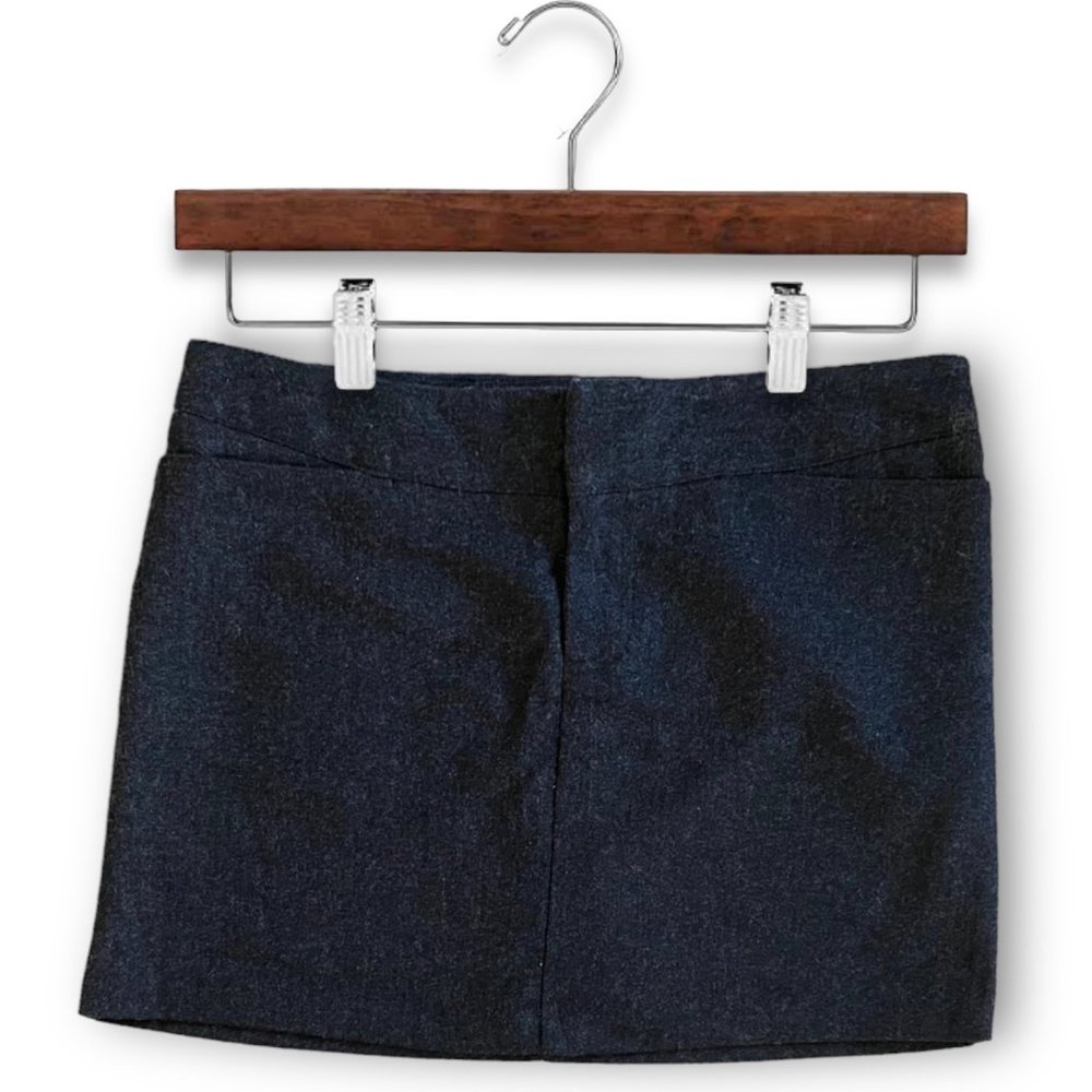 American Eagle Gray Wool Stretch Sz 2 Mini Skirt